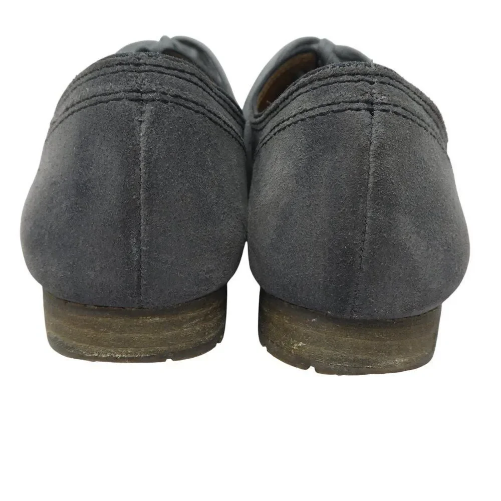 Naya Tiber Gray Leather Lace‎ Up Oxford Shoes Womens 7.5